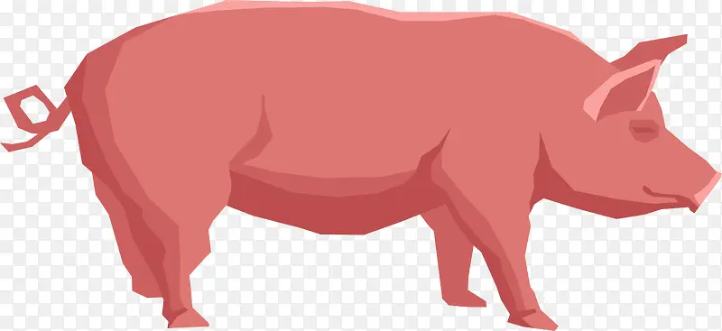 粉色小猪免抠素材
