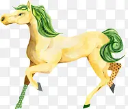 涂鸦动物彩色马效果设计