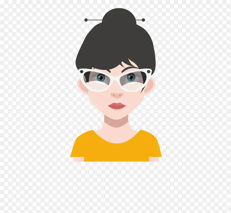 小清新人物头像素材