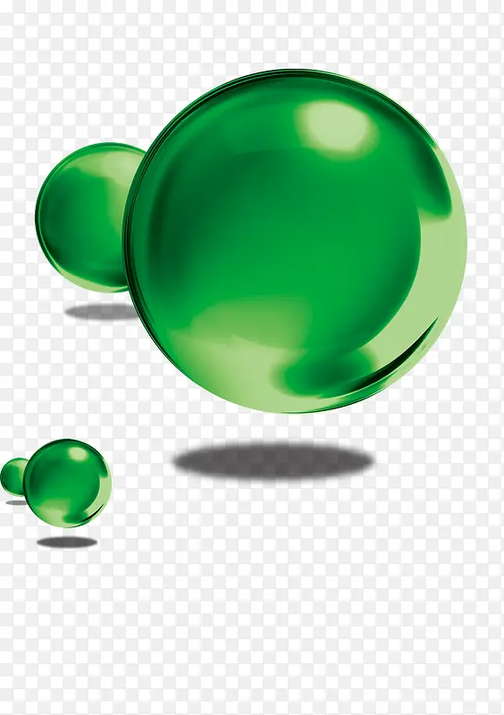 精美绿色球体