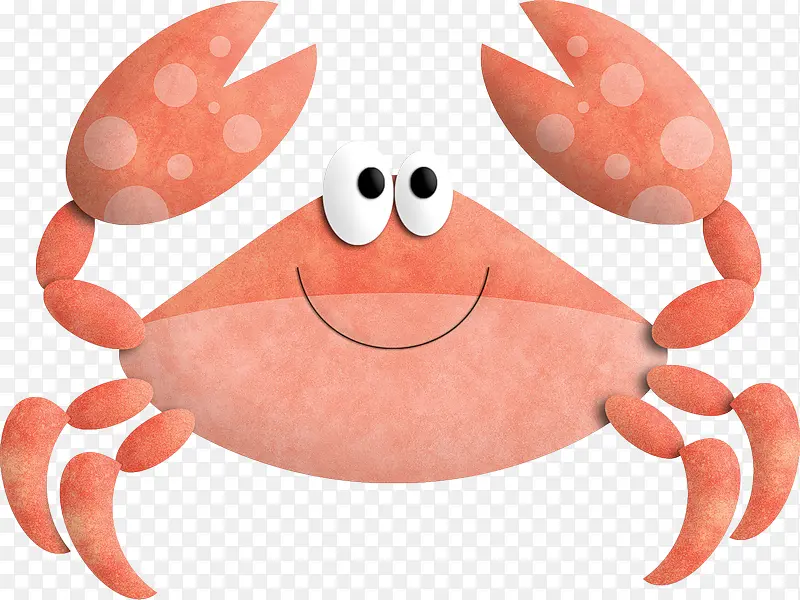 一只小螃蟹