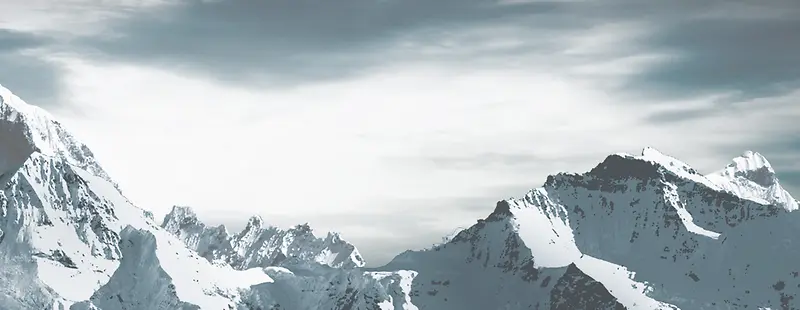 大气雪山背景