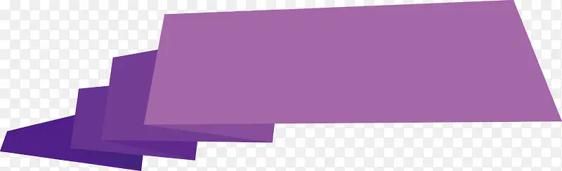 紫色贴标装饰矢量素材