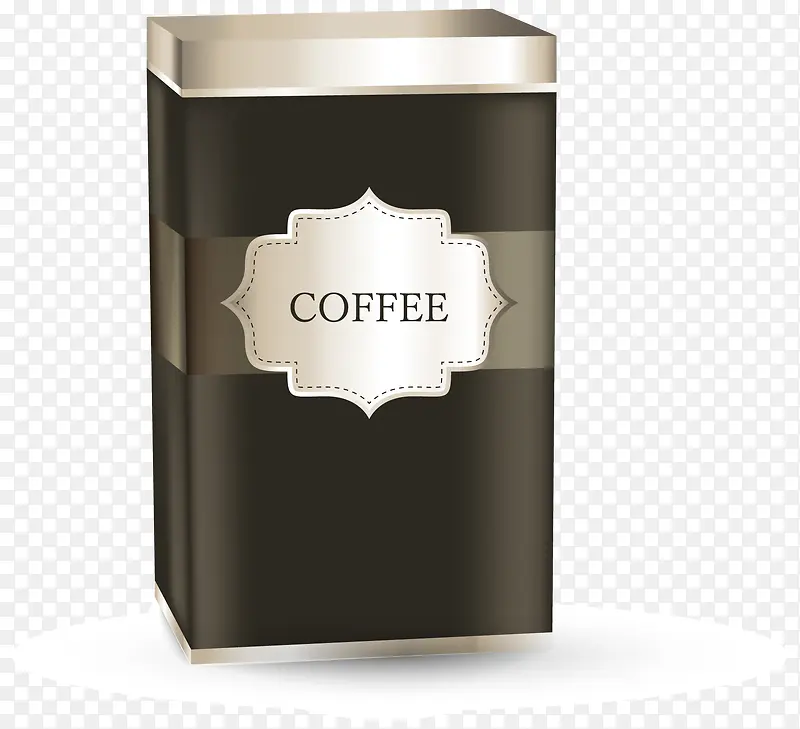 矢量咖啡罐