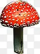 红色白点蘑菇七夕