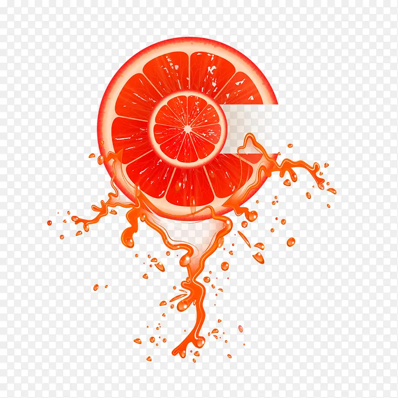 甜美橙色水果