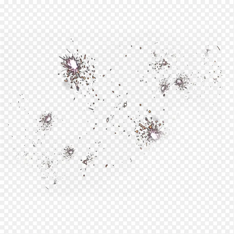 散乱的火花火焰高清