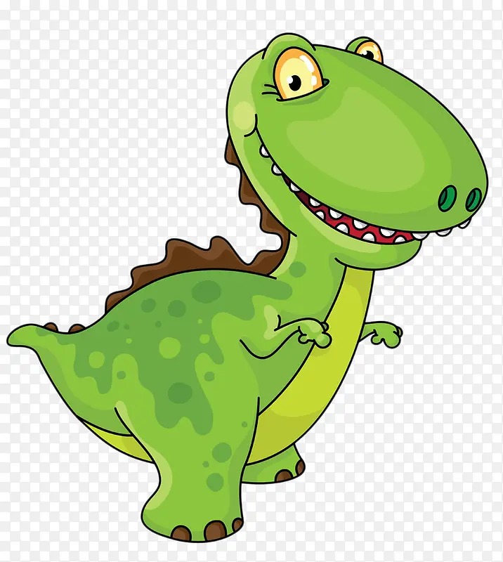 绿色大头恐龙