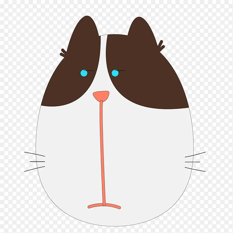 卡通猫咪的头像设计
