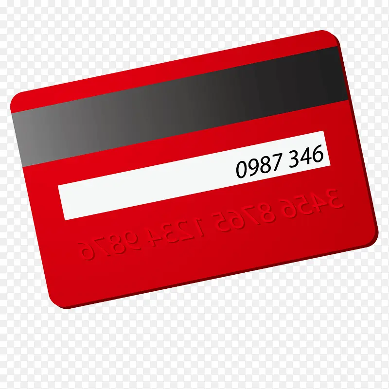 红色银行卡