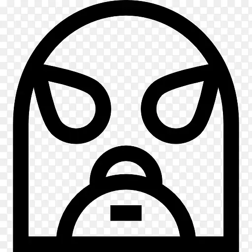 墨西哥摔跤面具图标