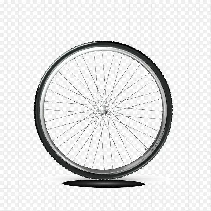 矢量元素自行车轮背景