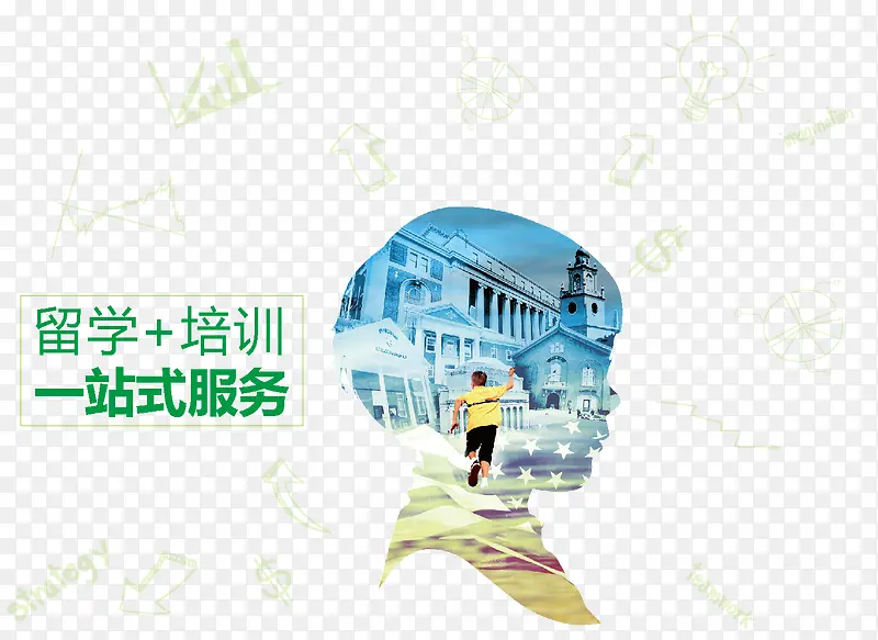 教育培训一站式服务素材