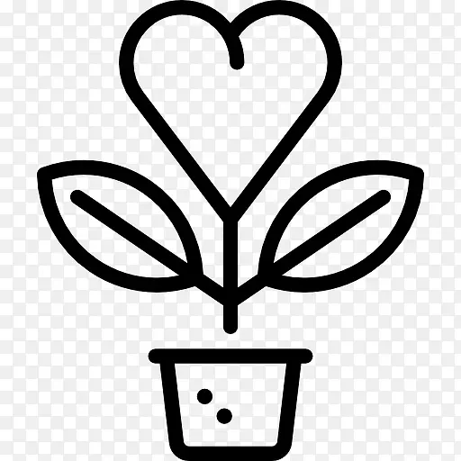 植物的心图标