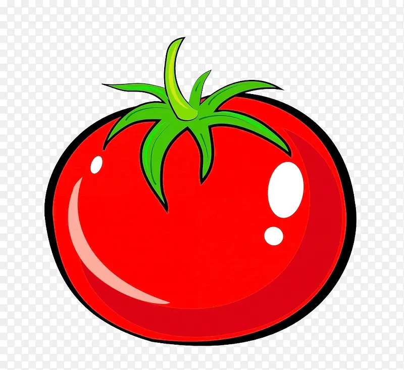 卡通西红柿元素