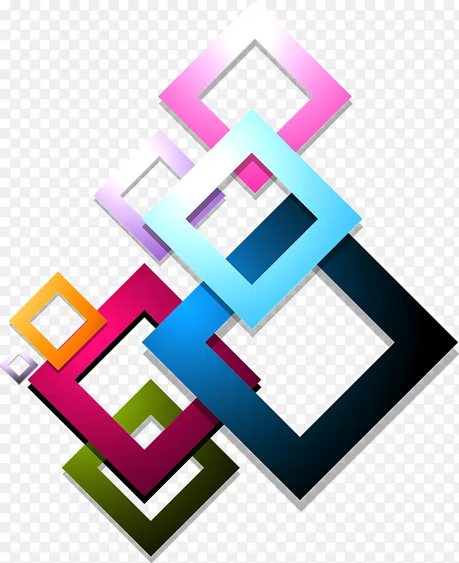 炫彩正方形