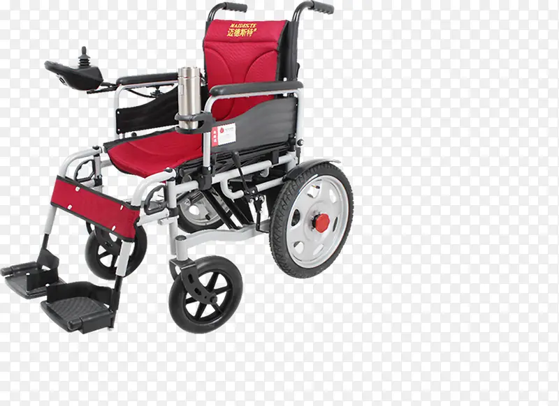 红色高清医用轮椅
