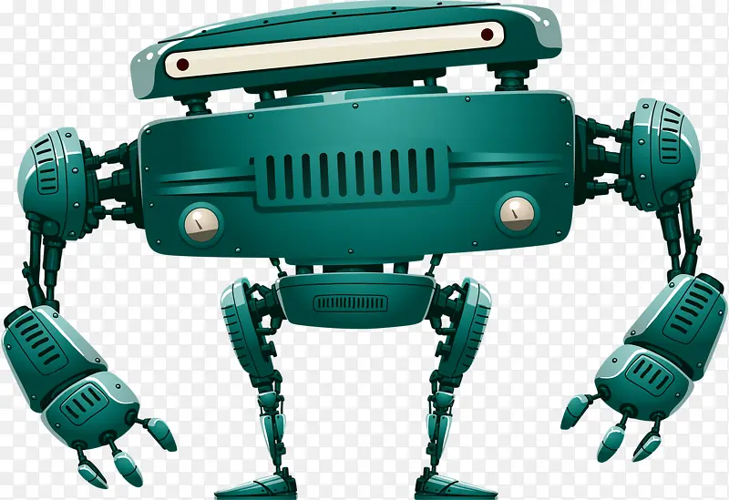 未来科技深绿色机器人