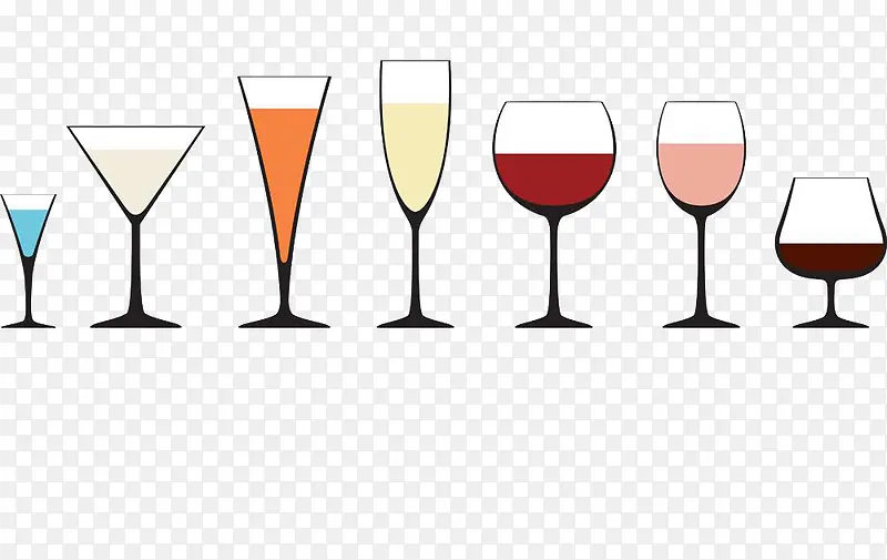 各色酒杯