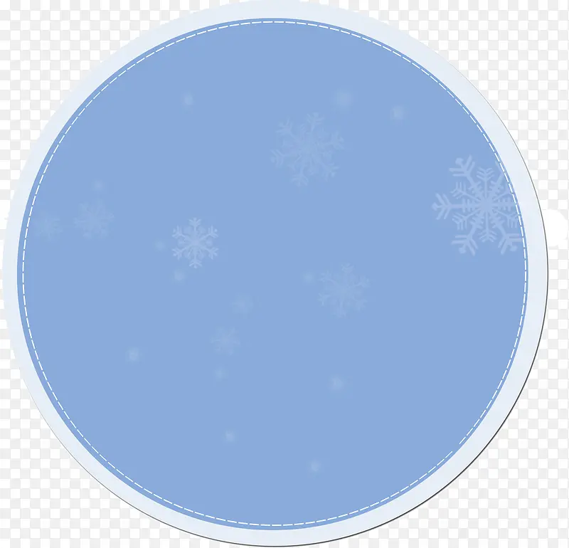 浅蓝色背景雪花装饰板
