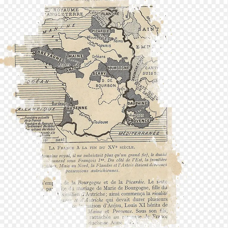 欧式复古地图纸张