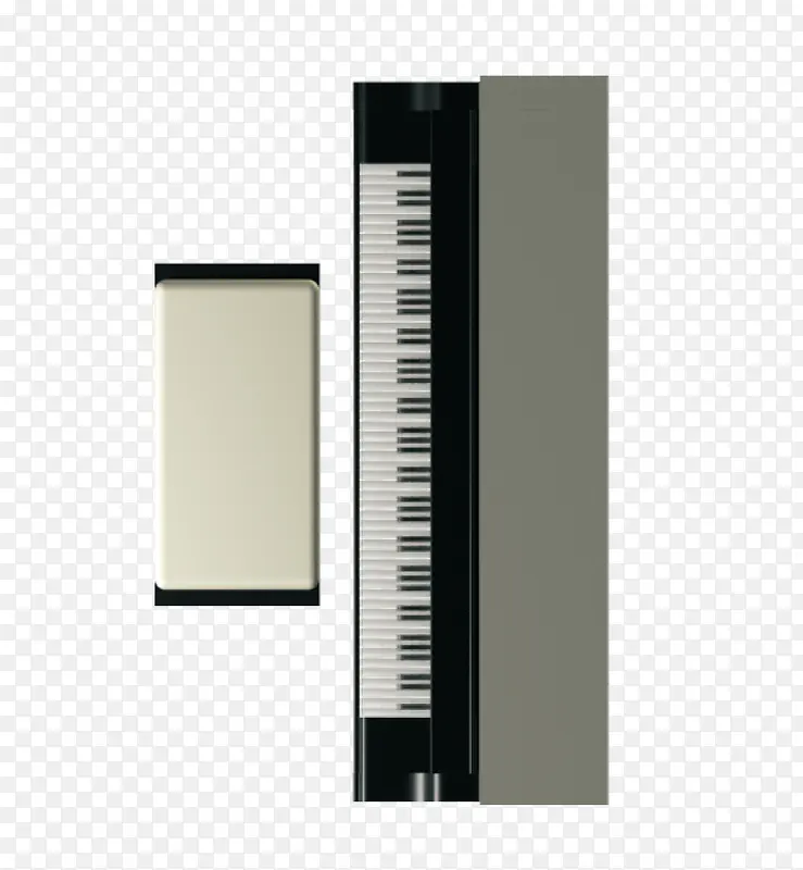 彩平图户型图灰色电子琴乐器