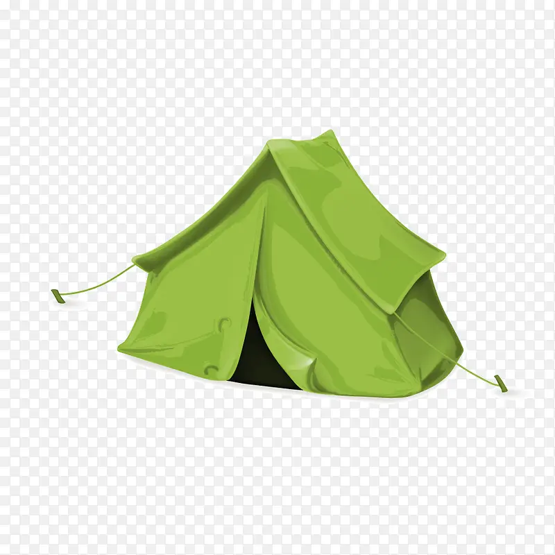 绿色野外小帐篷