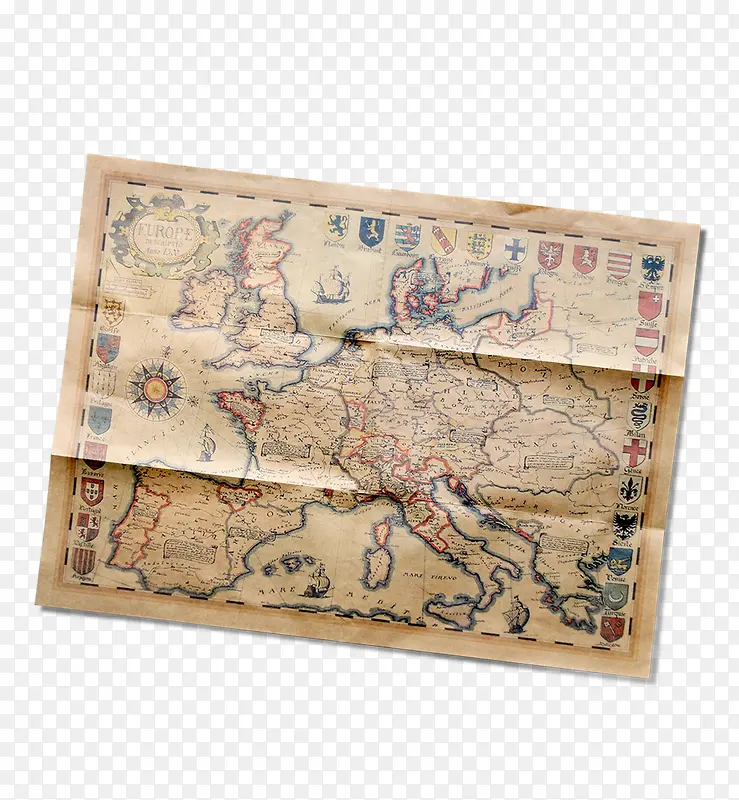 复古版的地图