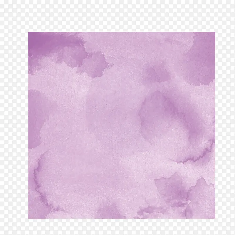 矢量方形紫色水彩印染纸