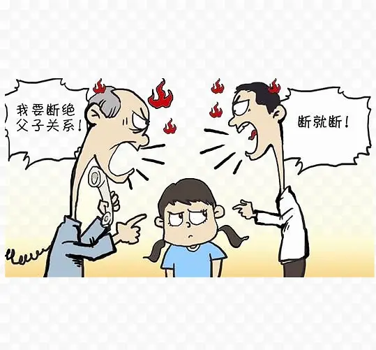 父子争吵