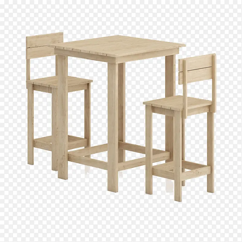 木头咖啡桌椅