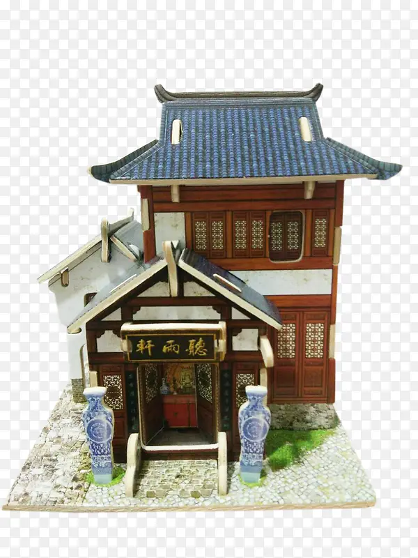 中国风格古代房屋模型