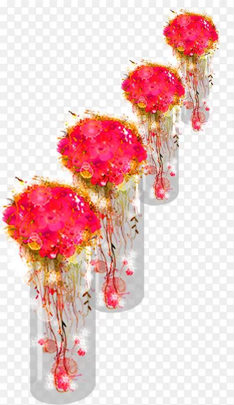 手绘鲜花装扮婚礼