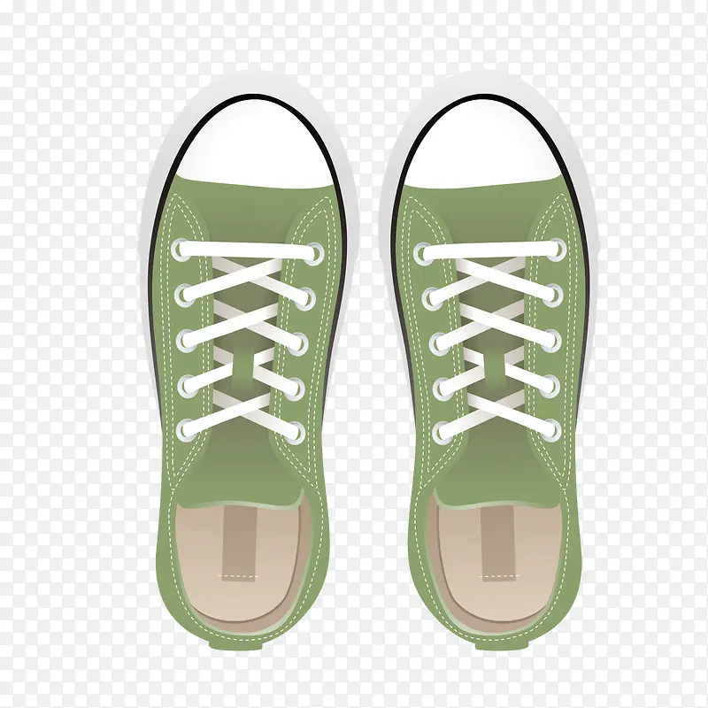 浅绿秋鞋