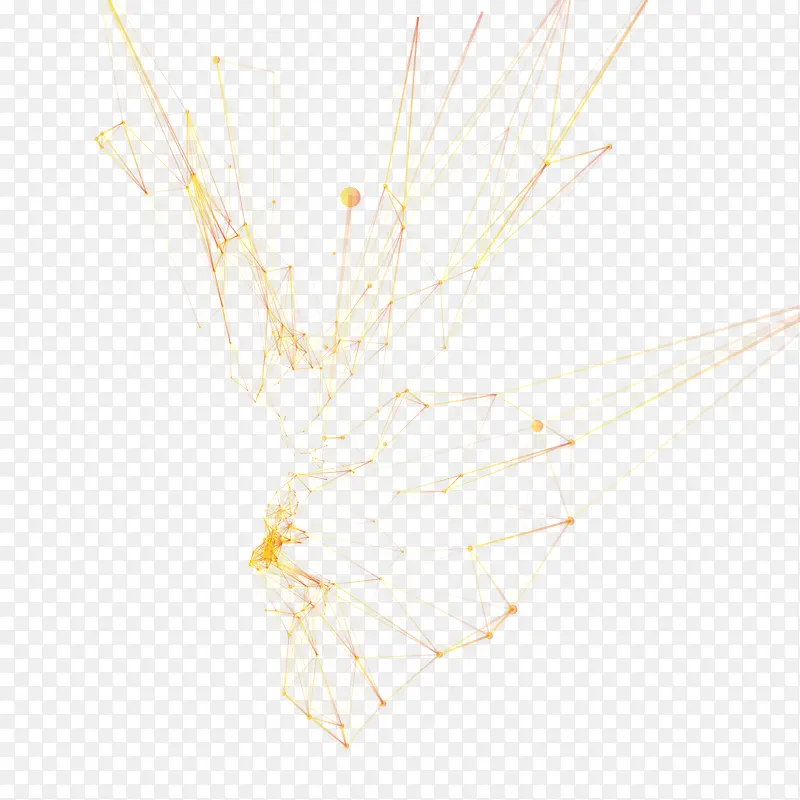 矢量黄色科技纹理