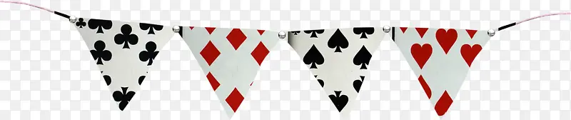 创意扑克牌装饰