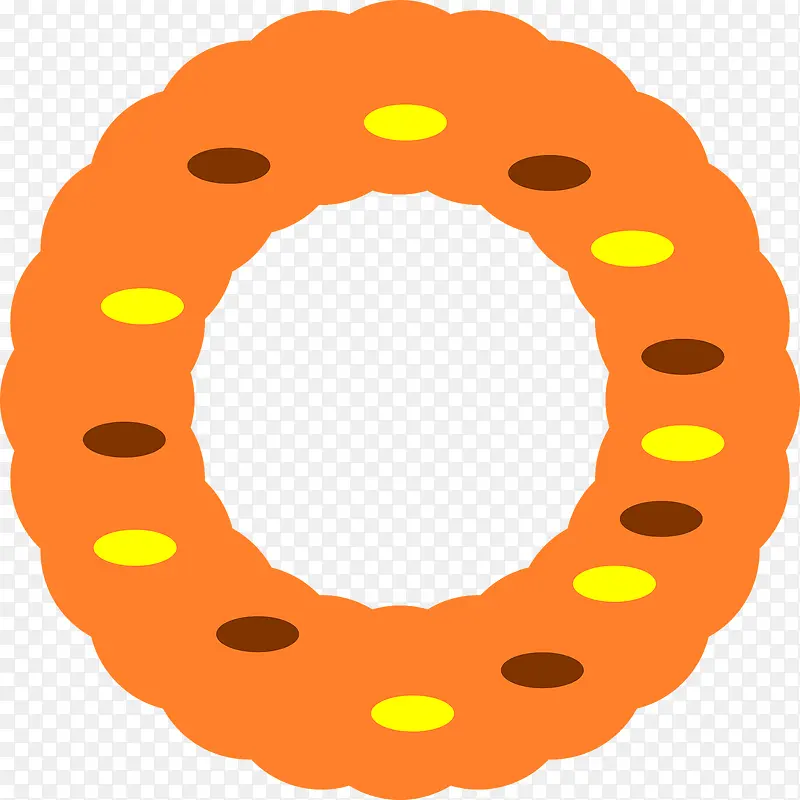 黄色的甜甜圈