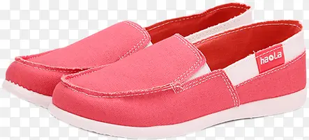 粉色舒适女鞋平底鞋电商