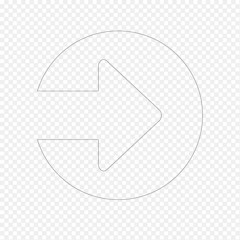 矢量黑色线条箭号框