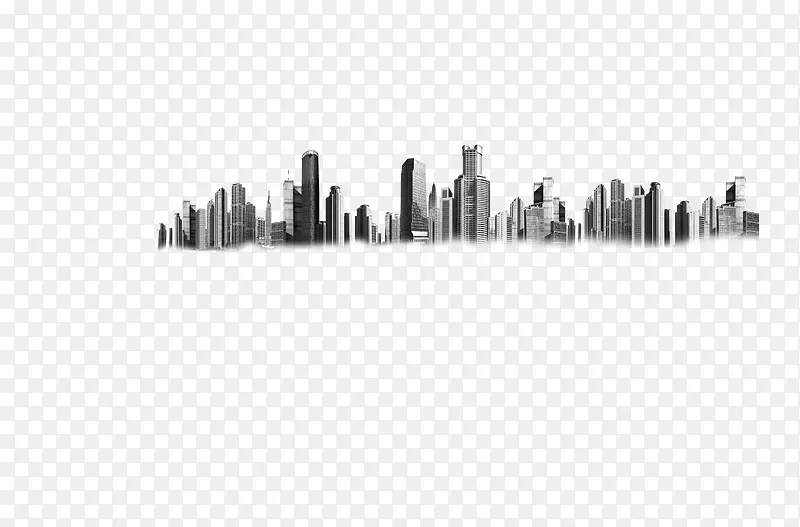 现代化城市建筑，高楼大厦，商务