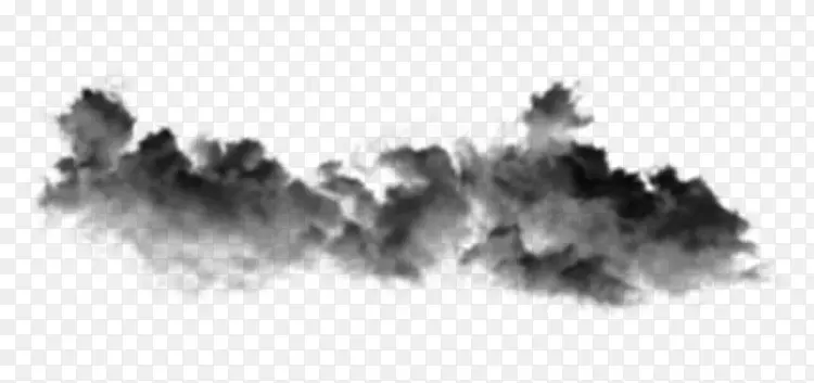 乌云透明烟雾云朵装饰