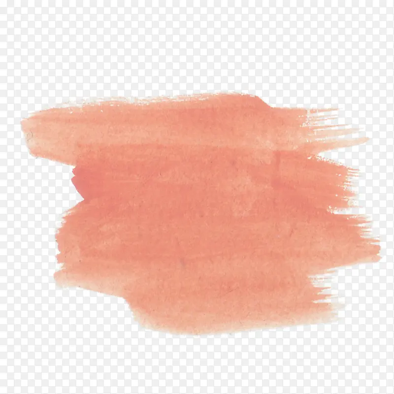 粉橙色颜料涂抹素材