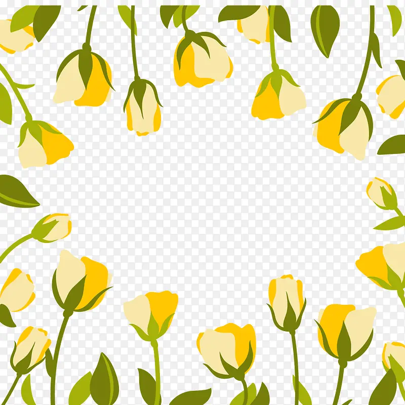 黄色花朵素材