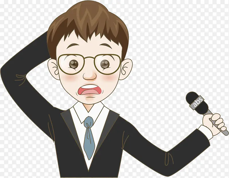 尴尬的男人