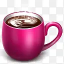 咖啡杯粉红色的coffee-cup-icons