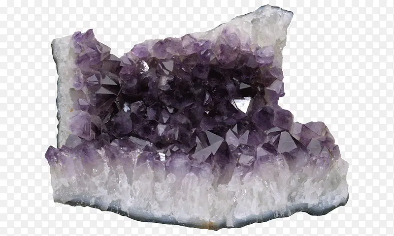 紫水晶石块