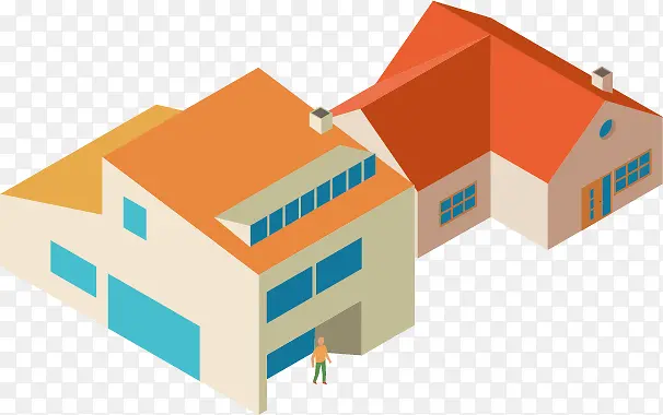 建筑高楼城镇都市地产
