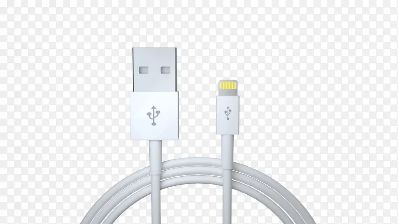 苹果数据线白色USB通用数据线