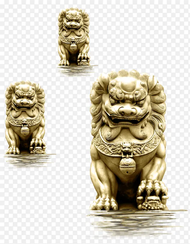 传统石狮雕塑摆件风水守护装饰PNG图片素材下载_图片编号qkpadvkk-免抠素材网