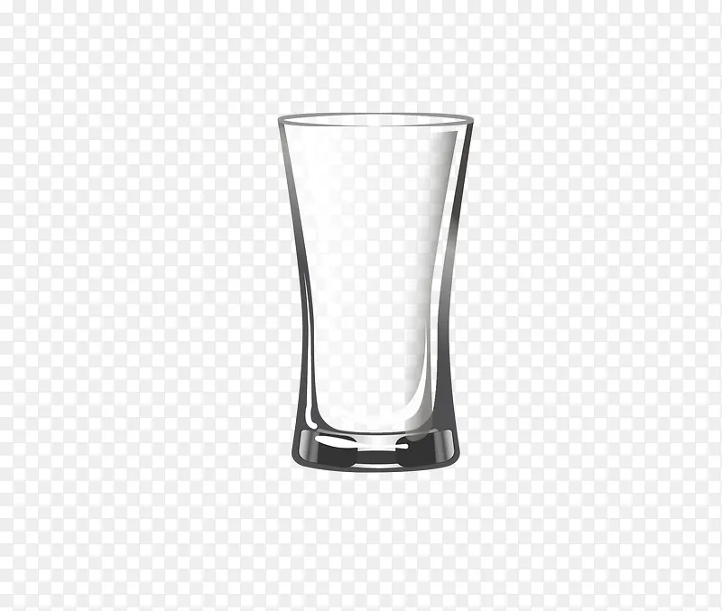 透明玻璃杯矢量图